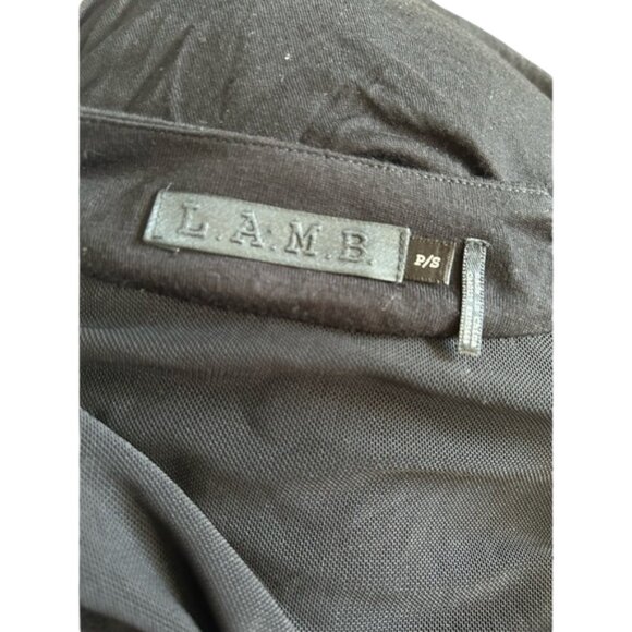 L.A.M.B. black deep V-neckline dress size S - Picture 5 of 6